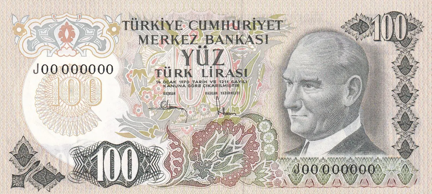 100 Türk Lirası (E6-Tertip III)